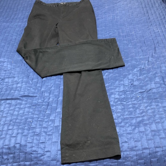 Liz Claiborne Studio Black Trousers -size 10- dressy with bell bottoms like new - Picture 9 of 9